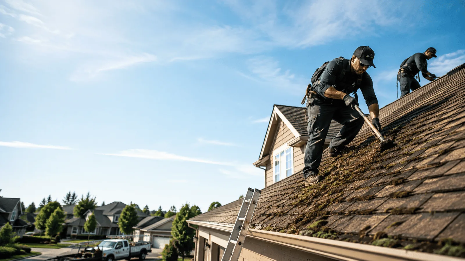 Roof Moss Removal in Simpsonville, SC near me